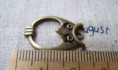 REF. CM00102 COLGANTE BUHO BRONCE MEDIDA 16 X 23 MM 0,60 EUROS / Unidad